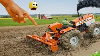 Top The Most Creative Science Project | Mini Tractor Is Plowing In Mud‪ @manucreator2 