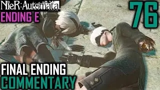 Nier Automata Walkthrough Part 76 - Final Credits & A Surprise Ending (Ending E)