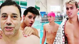 Lucas and Marcus | Our Hilarious Swimming Competition 