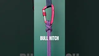 Bull Hitch &ndash; A Better Alternative to the Cow Hitch! #knot #shorts