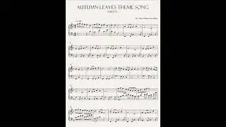 BabyTV - Autumn Leaves Theme Song  Sheet Music