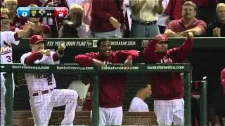 2011/09/21 Freese's two-run triple
