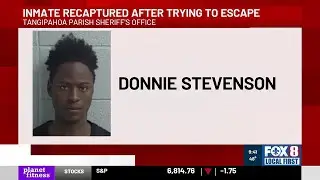 Inmate facing jail, kidnapping charges rebooked after escape attempt, Tangipahoa sheriff says