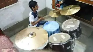 Despacito drum cover by junior drummer ujan chakraborty