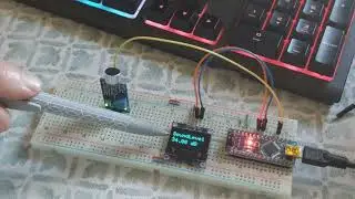 Arduino nano Sound meter in decibels display on an oled screen