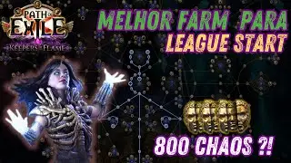 [POE 3.27] 800 CHAOS no T1 ?! O melhor farm para começo de liga ! #leaguestart  #keepersoftheflame