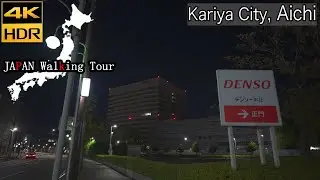 [4K HDR] Kariya City at Night | Kariya Station North Side | Aichi