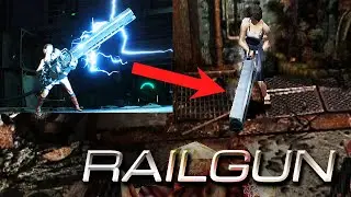 NEXT-GEN RAILGUN - The Badass Weapon from REMAKE | Resident Evil 3 The Lord of the Necropolis Mod