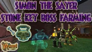 Wizard101: SIMON THE SAYER - STONE KEY BOSS - FARMING