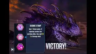 BOSS SALAMANDER USE SEISMIC STOMP ONE HIT DIE II Jurassic World The Game II Dinosaurs Game