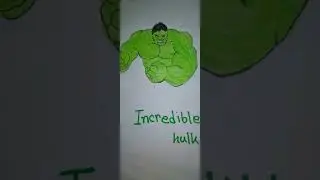 How to draw incredible hulk