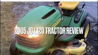 Обзор газонного трактора John Deere L120