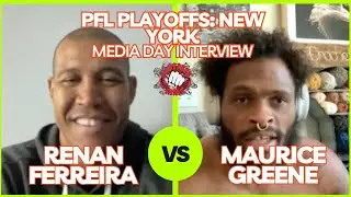 Renan Ferreira and Maurice Greene PFL Playoffs New York Media Day interview