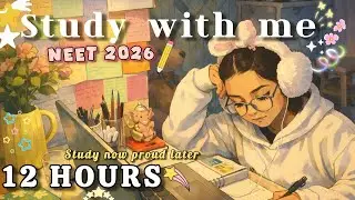 12-hours Extreme Study LIVE 🔴  | NEET | day 5/60 syllabus completing challenge