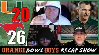 MIAMI LOSES 26-20 at SMU | Orange Bowl Boys 2025 Week 10 Recap Show