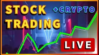 🎯LIVE🎯 STOCK MARKET TRADING & BITCOIN Technical Analysis [AMC, GME, BB, SNDL, CTRM, SPCE, LCID, NOK]