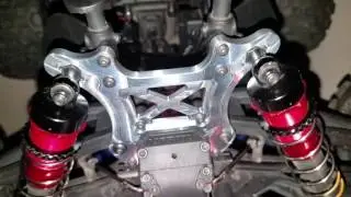 Arrma Outcast with Voltage Hobbies alum shock towers