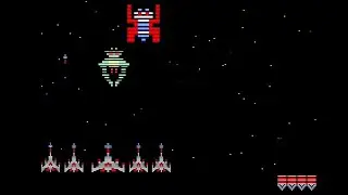 Galaga Year 1981 Fixed Shooter Arcade Space Videogame Retro Gameplay