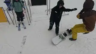 First Time on T-Bar was a disaster for the noobies.