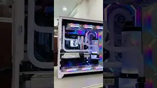 The Ultimate Custom Liquid Cooled PCBuild🔥#shorts #short #trending #youtubeshorts #gaming #gamingpc