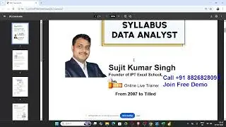 DEMO Class for Data Analysis with Excel  + VBA + Power BI + Python + SQL and Dashboard