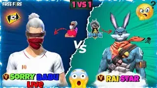 Sorry Babu live VS Raistar 😈😱#freefire #garenafreefire #viralvideo #ffshortvideo