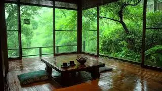 Soft piano rain ambience for sleep and meditation - Relaxing piano music