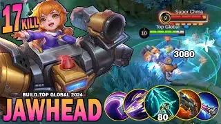 100%AutoWin!! 17Kills Exp Lane Jawhead - Build top 1 Global Jawhead 2024 ~ MLBB