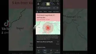 Earthquake in swat today