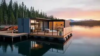 Creating a Luxurious Floating Container Home on a USA Lake