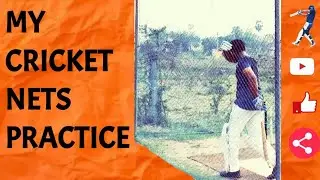 Batting Practice || Nets || Matting wicket || RAVIKRISHNA CRICKET