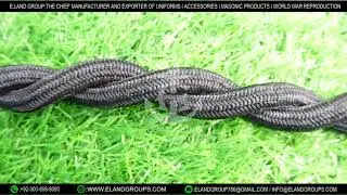 Military Officer Cap Cord Black, Army Hat Cord officer #Cap Cord in Black