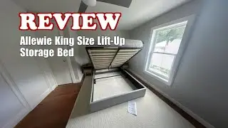 Review Allewie King Size Lift Up Storage Bed 2025