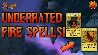 Wizard101: MAX FIRE PvP (130): These Spells are UNDERRATED!
