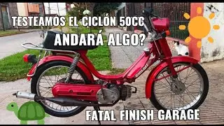 #Testeando el #Ciclon #50cC..🐢