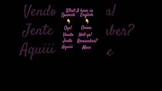 #spanishandenglish #music #whatihear