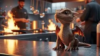 ¡Bebé Dragón Vio Moretones en Cocinero Humano... ¡Lo que Hizo Impactó Hasta a su Padre! | HFY