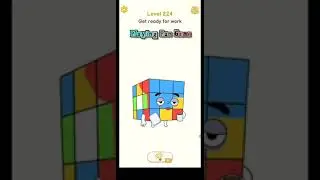 Delete Puzzle, Level 224. Get Ready for work 😅🤣🥸🤠. #GamePlay