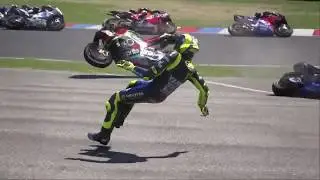 MotoGP 19 crash compilation #1
