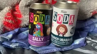 funko soda - black light sally (nbc) and uravity (mha) - uncanning + discussion