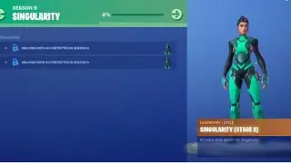 SEASON 9 FORTBYTE LEAKED SKIN SINGULARITY SHOWCASE ITS SO COOL MUST WATCH😱🔥