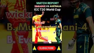 Australia vs zimbabwe match report,aus vs zim match highlights,#yt#cricket#india#icct20worldcup2026