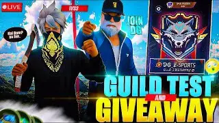 FREE FIRE LIVE GIVEAWAY CUSTOM ROOMS FF LIVE GIVEAWAY & GUILD TEST#FFLIVEGIVEAWAY#ffliveguildtest