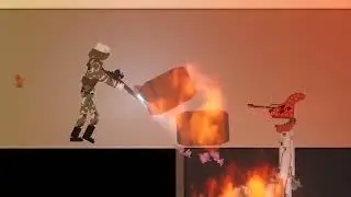 Modified Robots Vs Humans in People Playground