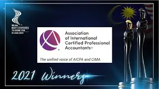 AICPA &ndash; 2021 MALAYSIA Winner of HR Asia Best Companies to Work for in Asia