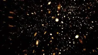 Gold Dust Particles Video Overlay Effect ( FREE )
