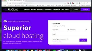 Deploy UpCloud server instance