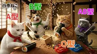 【血液型あるある】 AI猫の節分ルーティン🐱👹🫘【四季ねこ】