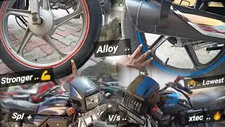 splendor xtec alloy wheels || splendor xtec low quality || splendor xtec free accessories || bs7