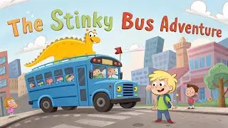 The Stinky Bus Adventure | Funny Animated Story for Kids | Safe & Educational 2025